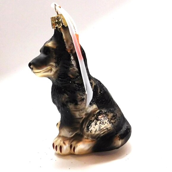 Dog Bone Theme Glass Ornament Lot- Ornaments to Remember Metallic Labrador - Picture 4 of 10